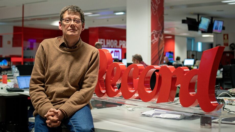 António Fróis esteve na redação do Record