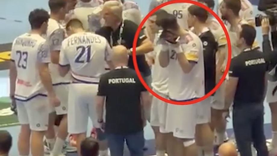 Momento captado pela transmissão