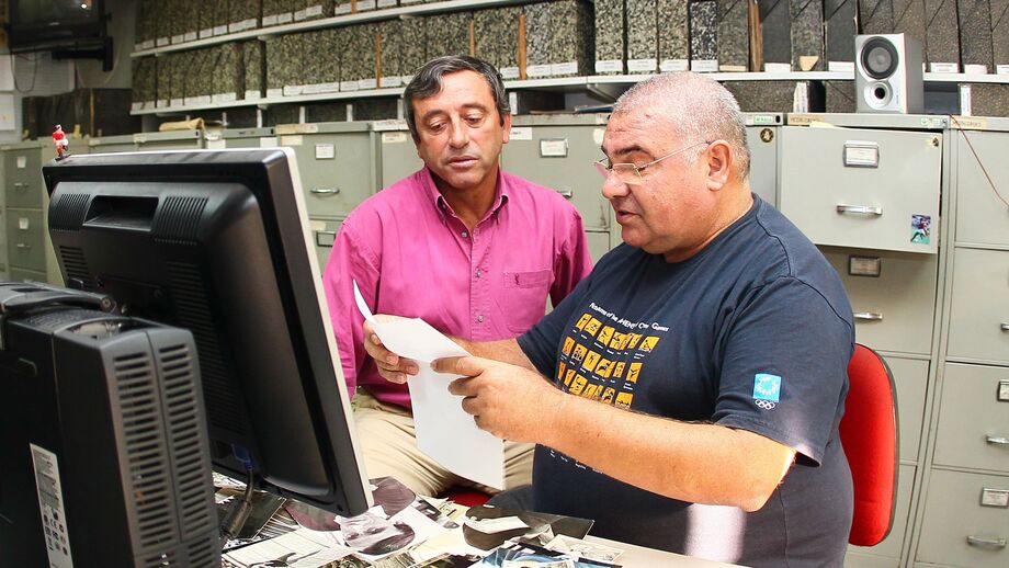 Fernando Mamede com Norberto Santos