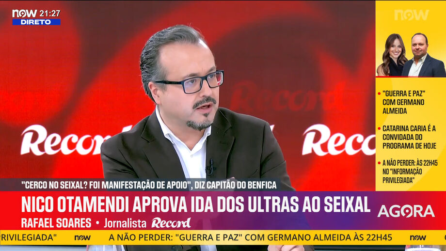 Subdiretor de Record avalia momento do clube no programa 'Record na Hora'