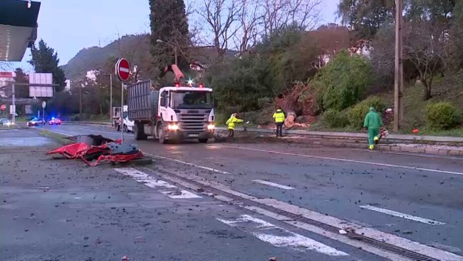 Portugal continental está a ser afetado pelos efeitos da passagem da depressão Kristin, com chuva, vento, neve e agitação marítima