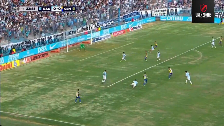 Argentino, ex-Benfica, abriu o marcador frente ao Racing Club