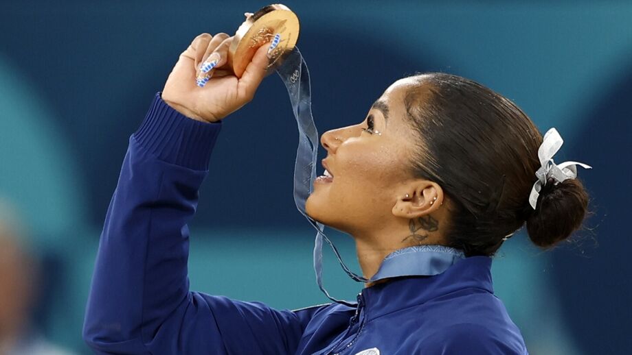 Jordan Chiles em Paris'2024