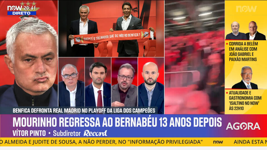 Subdiretor de Record em declarações no programa 'Record na Hora' no Now