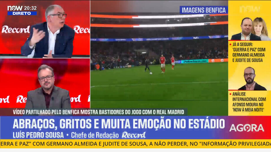 Luís Pedro Sousa, chefe de redação de Record, analisa a vitória do Benfica sobre o Real Madrid