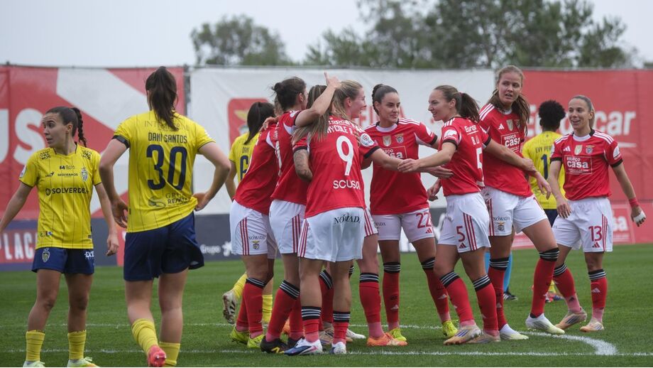 Benfica, detentor da Taça da Liga feminina, bateram o Valadares Gaia
