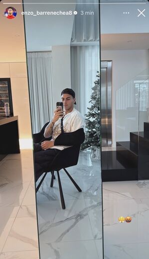 A publicação de Enzo Barrenechea