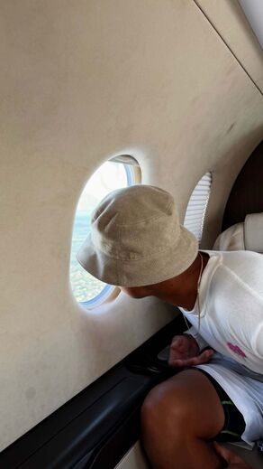 Story de Margarida Corceiro, no qual mostra estar ao lado de Lando Norris