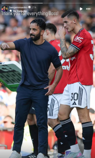 A reação de Benjamin Sesko