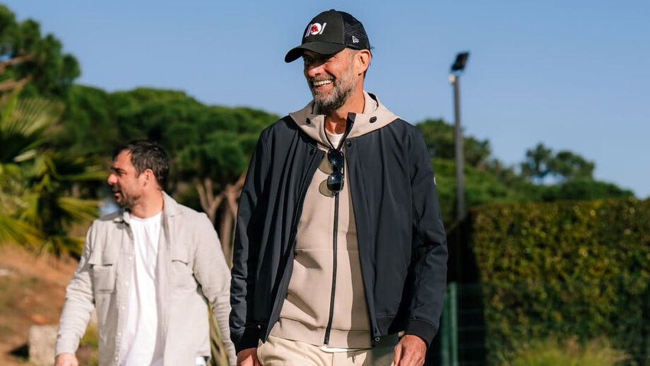 Jürgen Klopp visitou estágio do Leipzig no Algarve