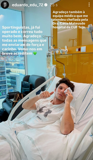 Quaresma agradeceu mensagens de força e apoio