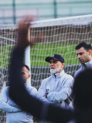 Álvaro Pacheco durante o treino