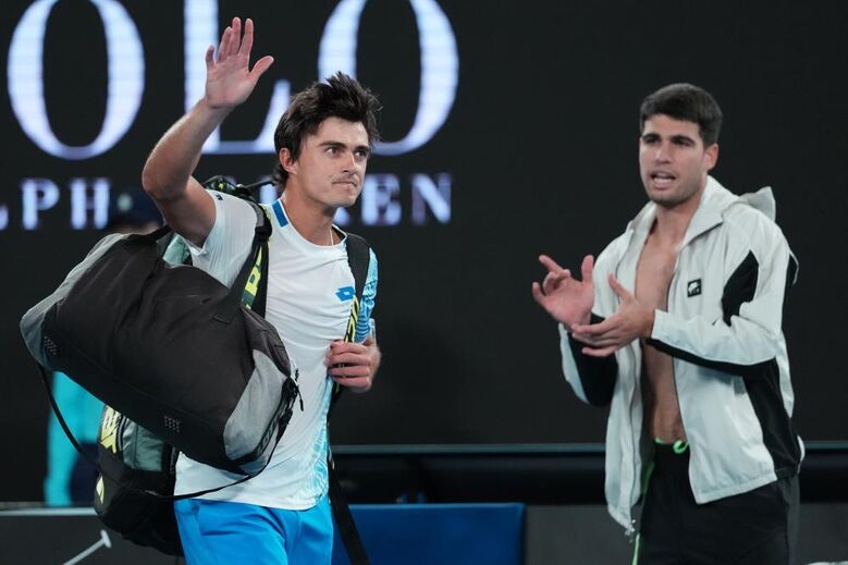 Alcaraz no Open da Austrália