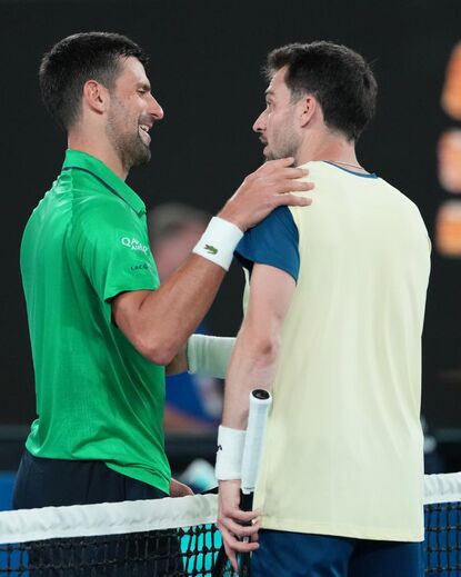 Djokovic e Pedro Martínez
