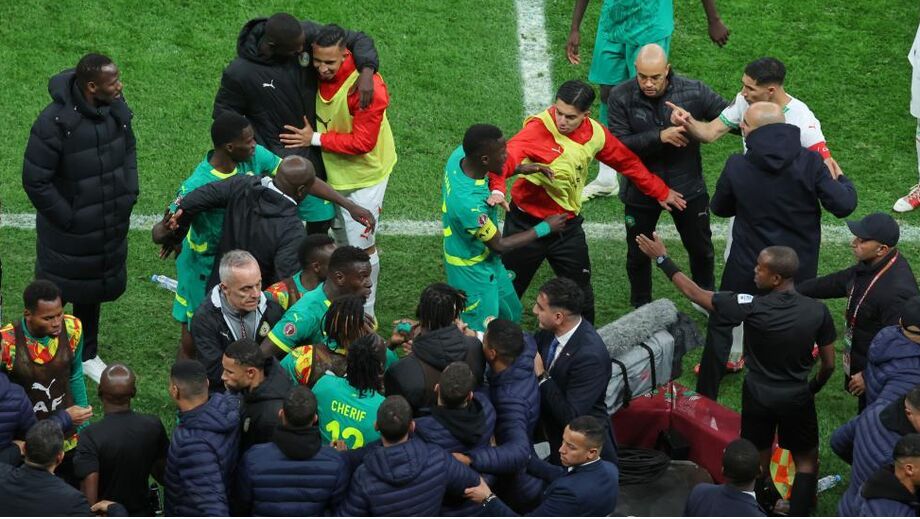 Tensão entre jogadores na final da CAN