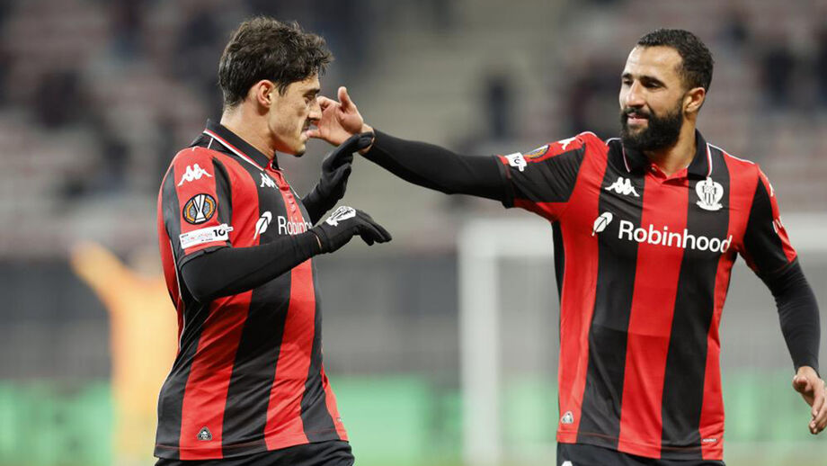 Tiago Gouveia marca dois golos e garante vitória do Nice na Liga Europa