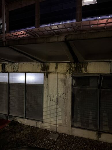 A pintura feita numa das paredes do Estádio da Luz