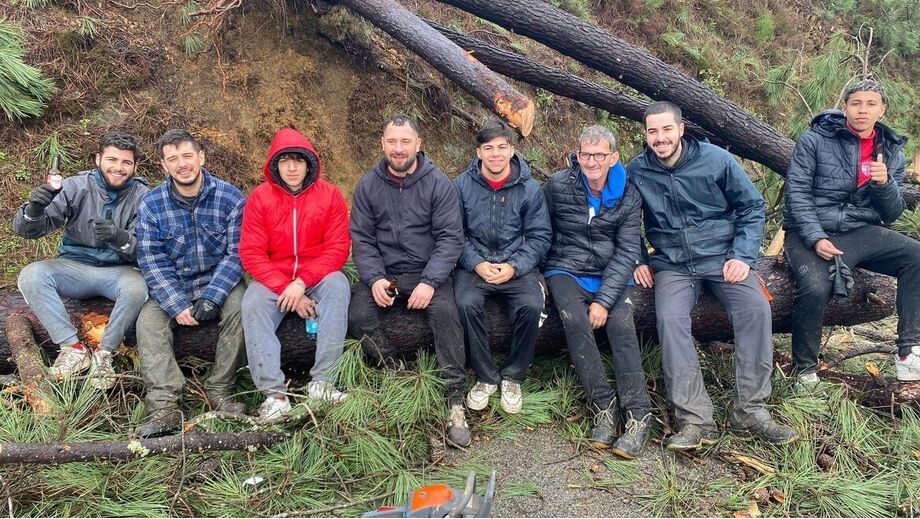Jogadores do ACRD Cabeçudo ajudaram bombeiros