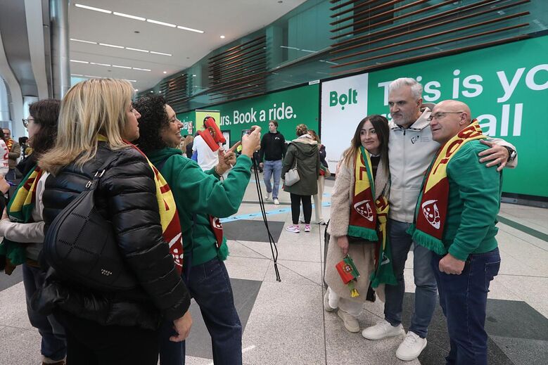 As melhores imagens da chegada da Seleção Nacional após a histórica prestação no Europeu de andebol