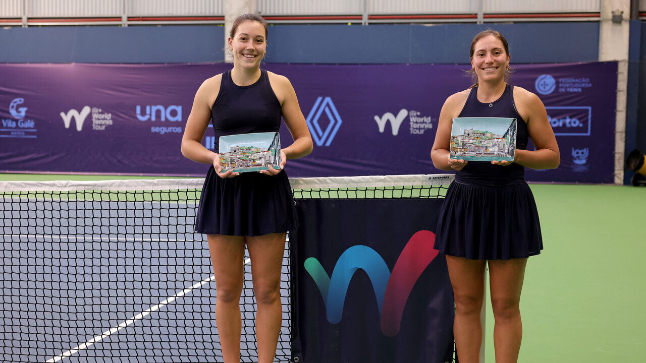 Francisca Jorge e Matilde Jorge campeãs de pares no ITF W75 do Porto I