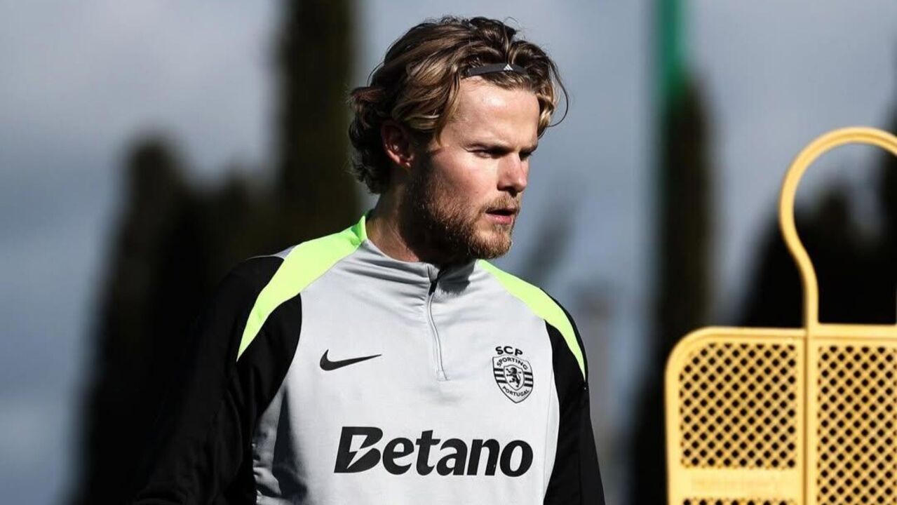 Hjulmand treina na Academia do Sporting após proteção do clube