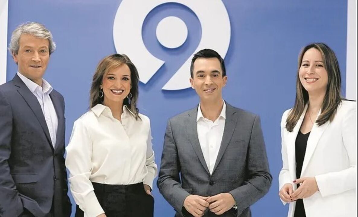 João Ferreira e Patrícia Matos (coordenadores e apresentadores) e Diogo Carreira e Anabela Benedito