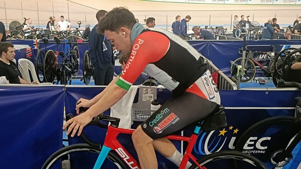 Ciclista português compete no Europeu de ciclismo de pista
