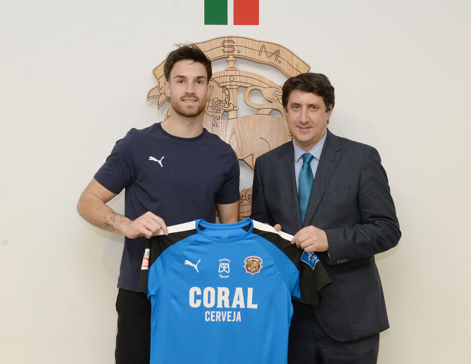 O espanhol e o presidente Carlos André Gomes