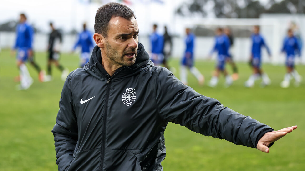 João Gião, treinador do Sporting B