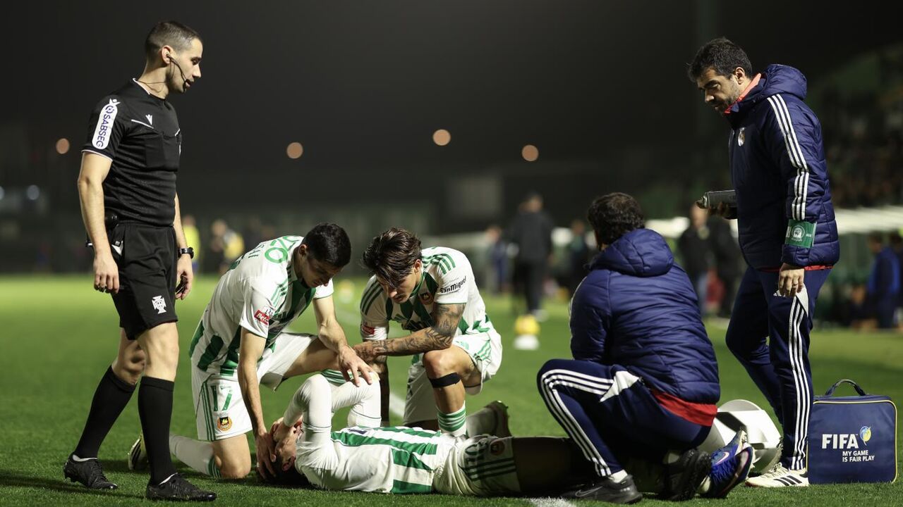 Aguilera, Rio Ave, lesão
