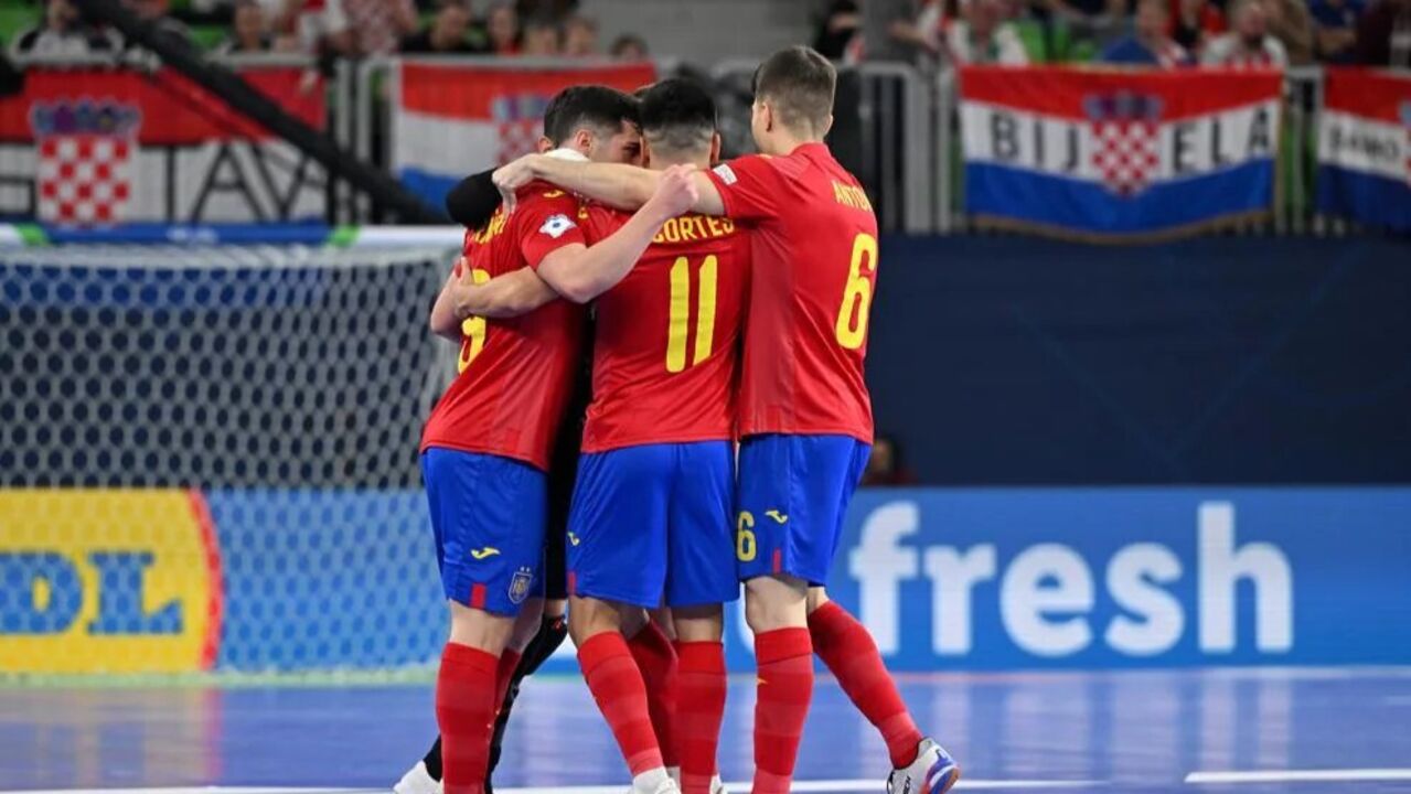 Espanha garantiu um lugar na final do Euro'2026 de futsal