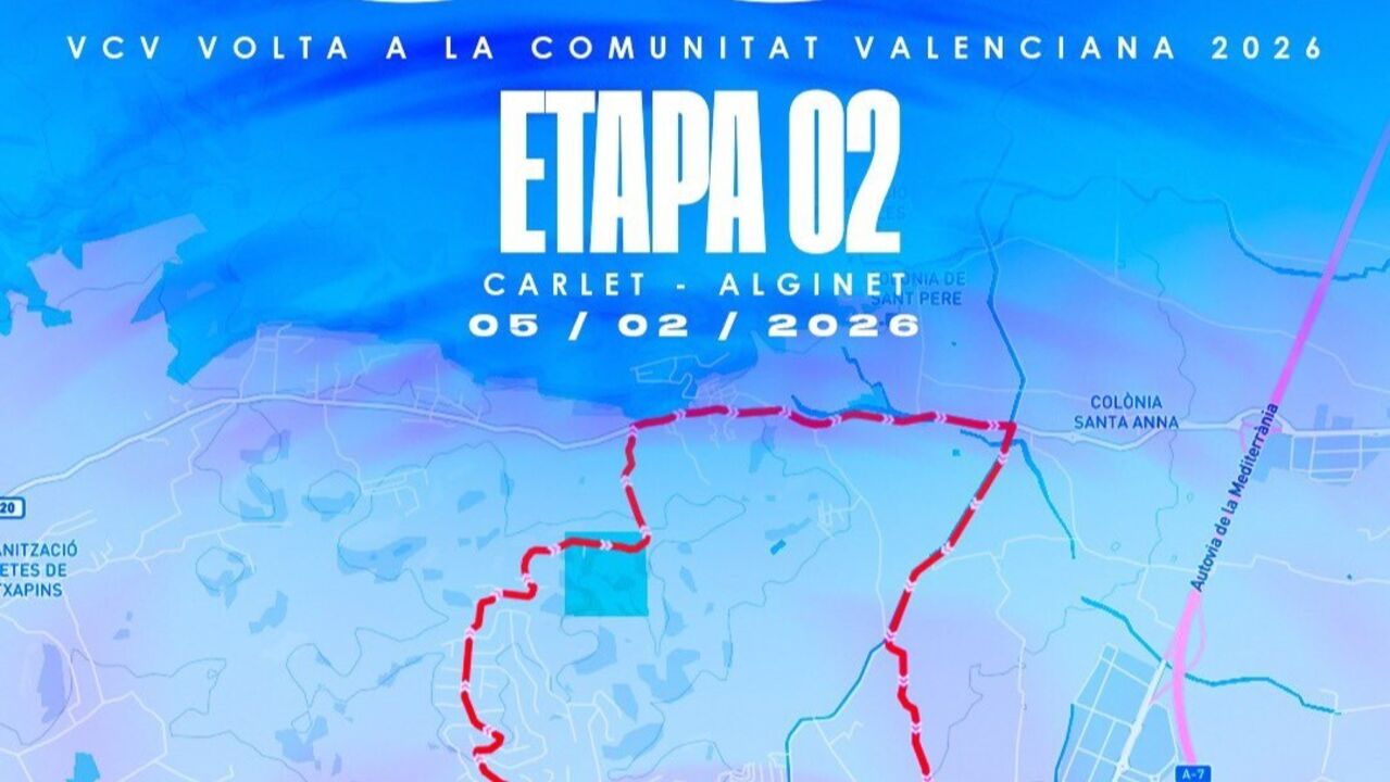 Volta a la Comunitat Valenciana 2026: Etapa 02 de Carlet a Alginet, a 5 de fevereiro