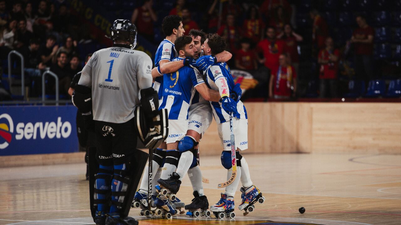 FC Porto vence Barcelona em jogo de hóquei em patins