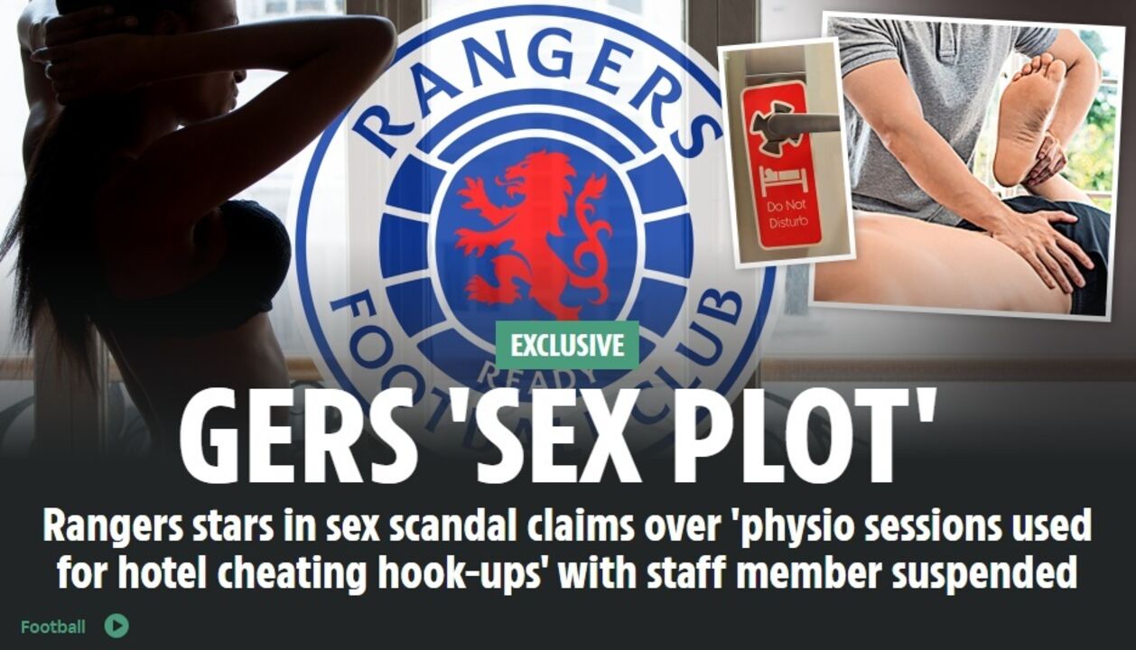 Escândalo sexual envolve jogadores do Rangers e sessões de fisioterapia