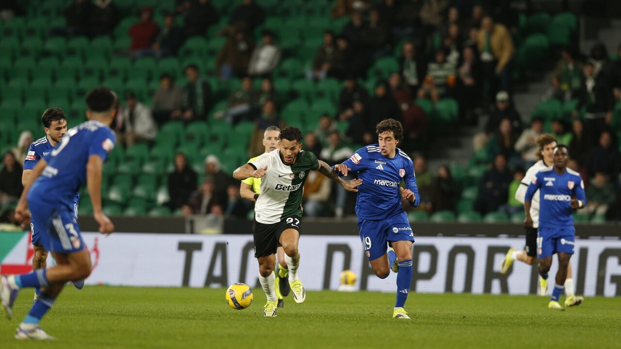 Jogo da Taça de Portugal entre Sporting e Trofense