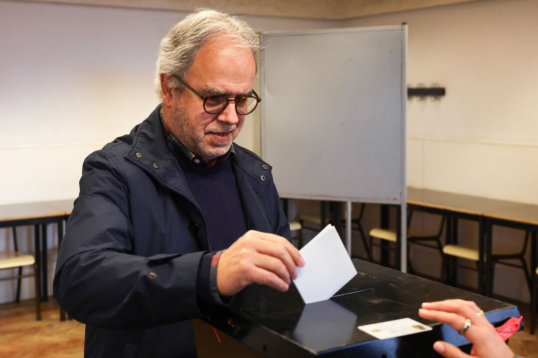 José Manuel Pureza votou em Coimbra