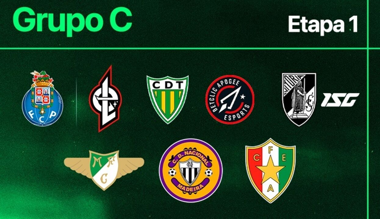Grupo C define apurados para a fase final da eLiga Portugal