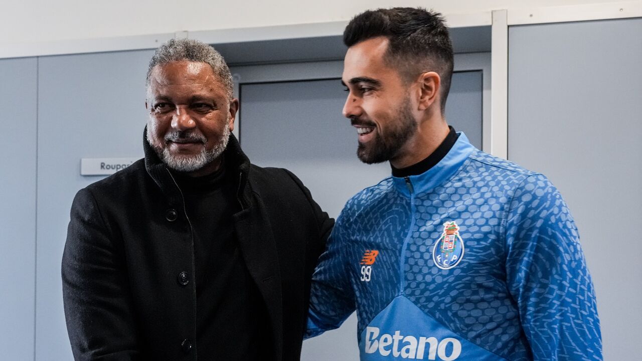 Aloísio com Diogo Costa