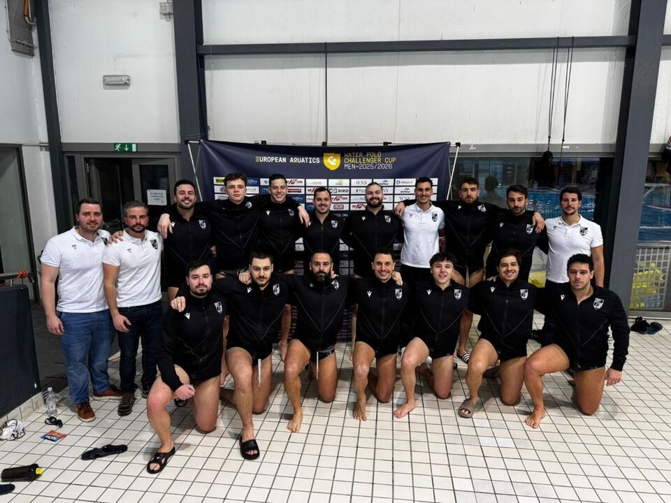 Vitória de Guimarães vence Mouscronnois na Taça Challenger de polo aquático