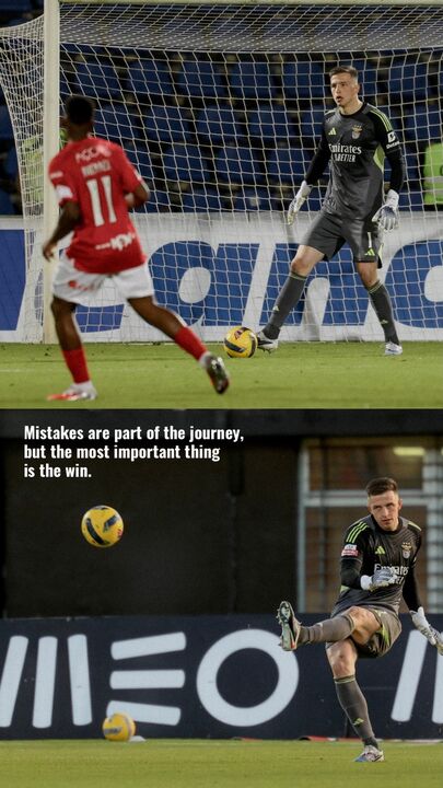 A imagem partilhada por Trubin nas redes sociais