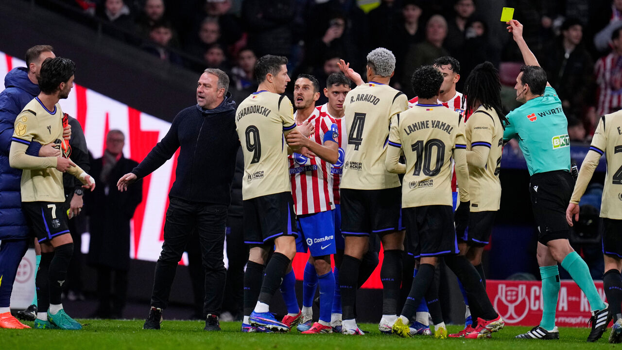Martínez Munuera foi o árbitro do At. Madrid-Barcelona, das meias-finais da Taça do Rei