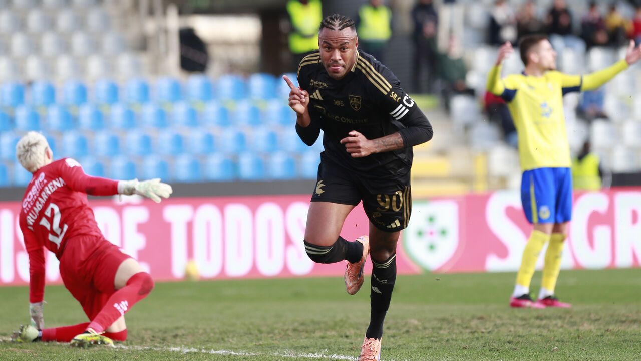 Cassiano festeja mais um golo pelo Casa Pia