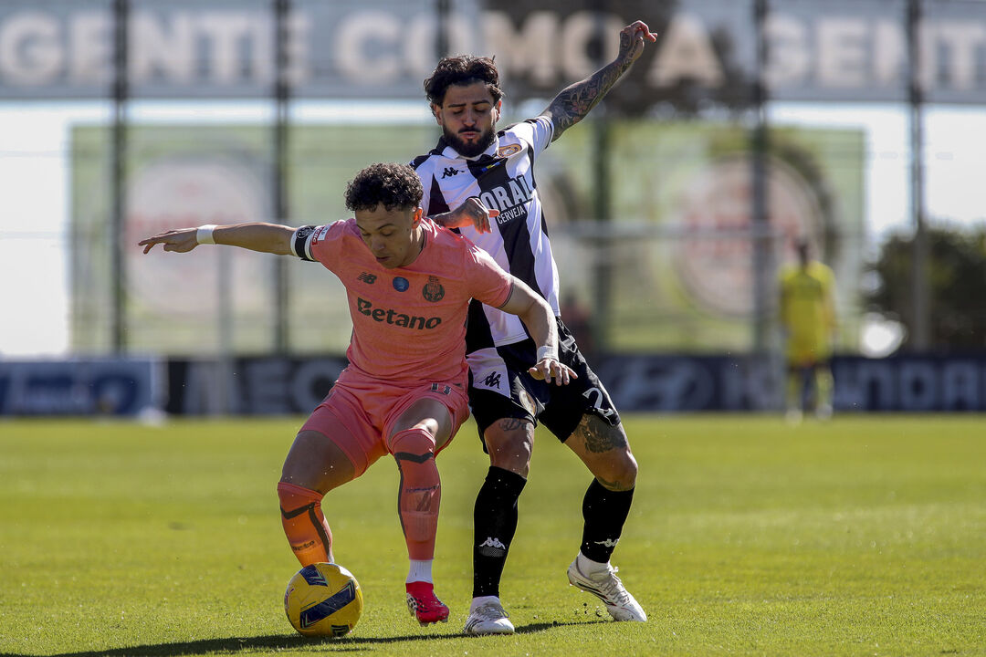 Liziero no jogo com o FC Porto