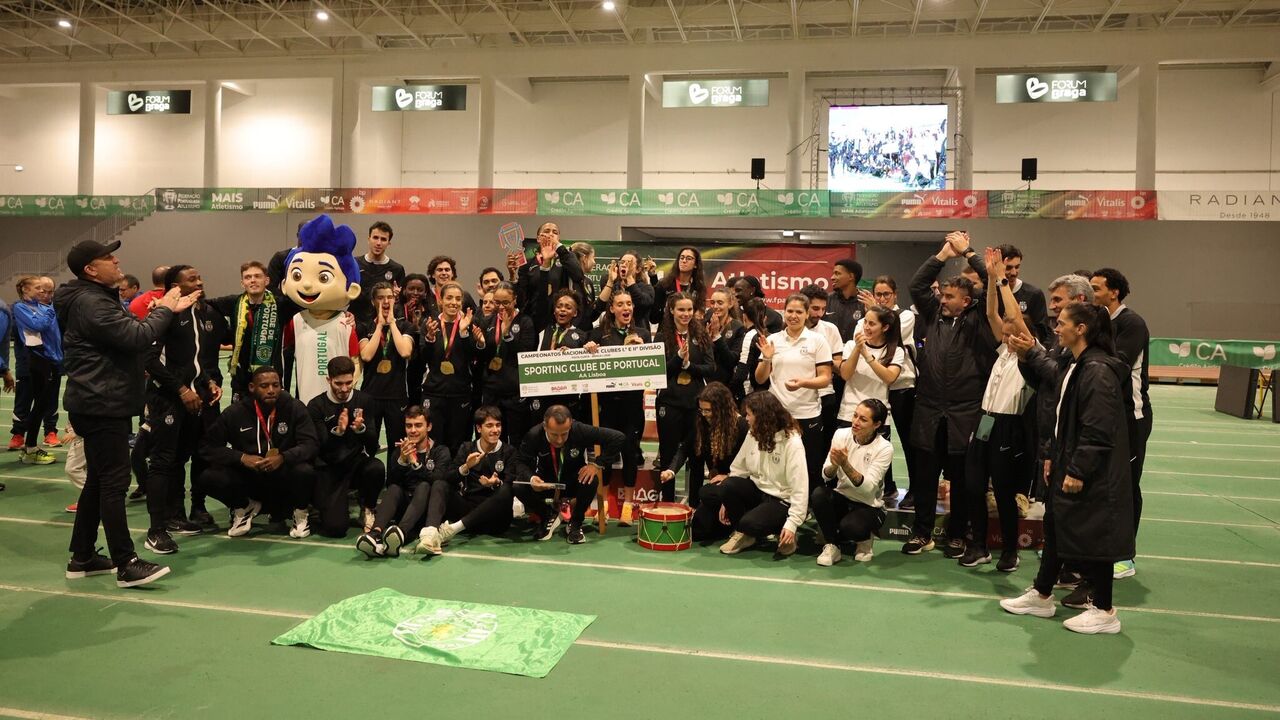 Sporting campeão nos Nacionais de clubes masculino e feminino