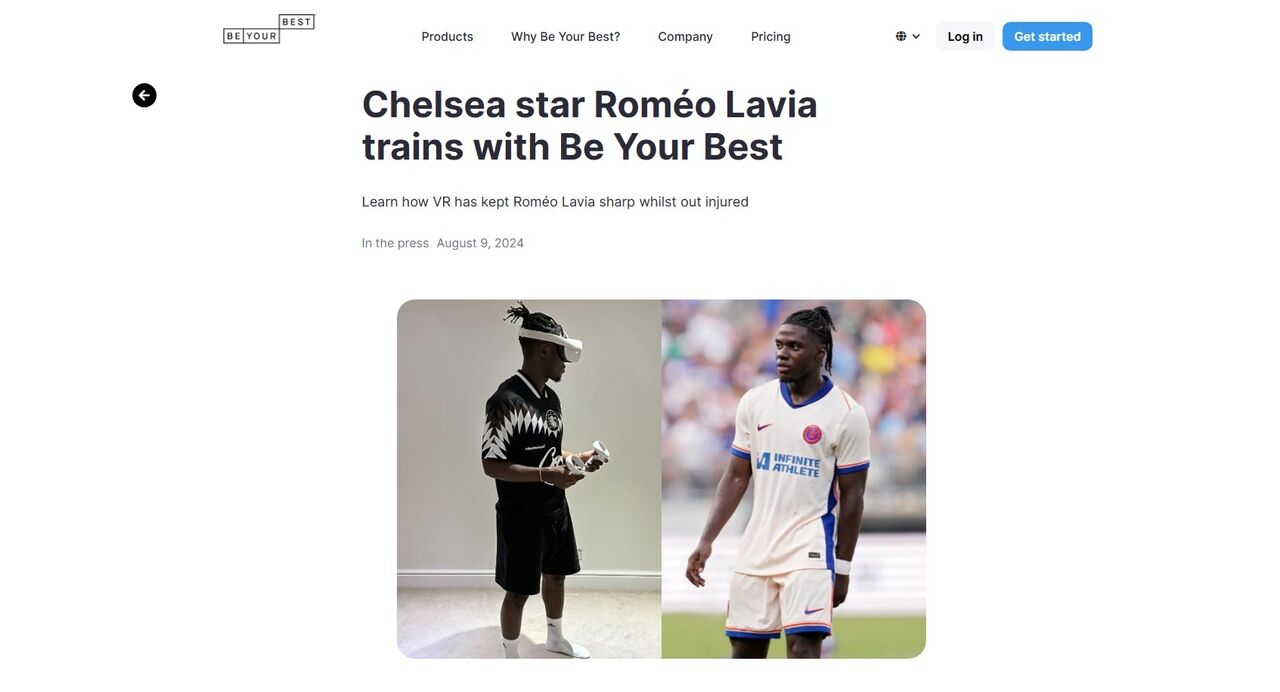 Lavia treina de forma bem especial