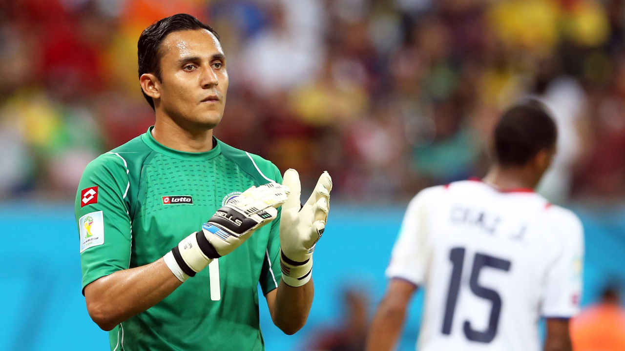 Keylor Navas durante o Mundial'2014, ao serviço da 'sua' Costa Rica