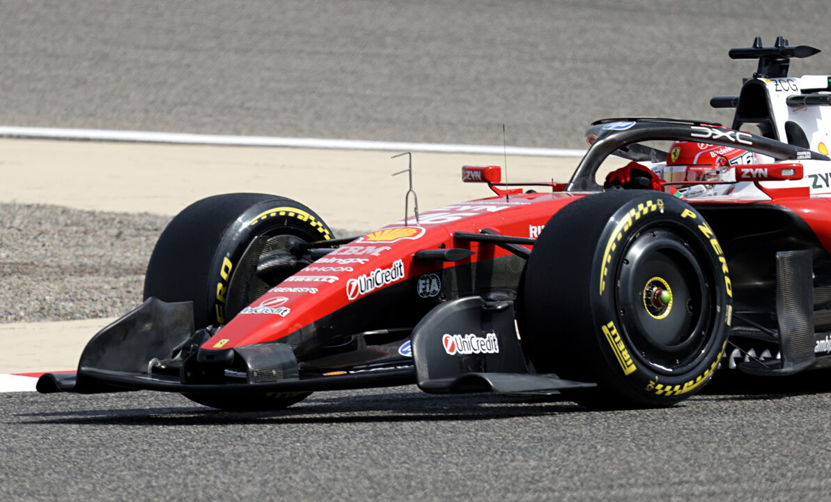 Charles Leclerc na pré-temporada de F1