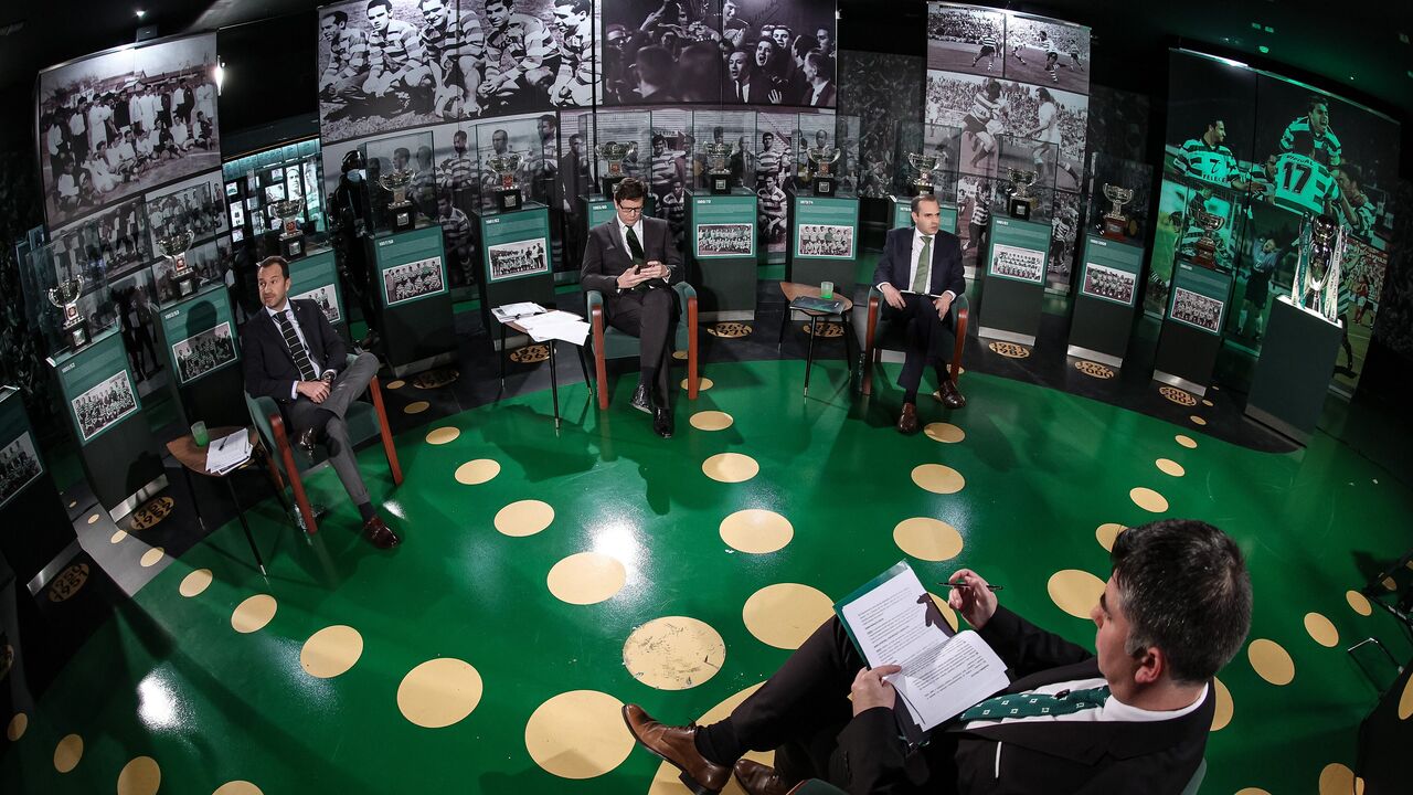 Frederico Varandas e Bruno Sorreluz debatem no canal do Sporting antes das eleições