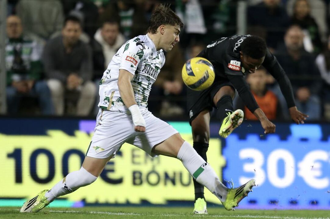 Geny Catamo marcou um golaço no triunfo do Sporting frente ao Moreirense