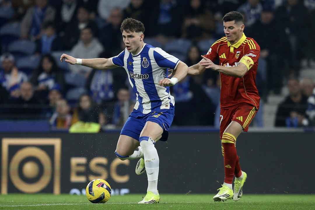 Pietuszewski em ação frente ao Rio Ave